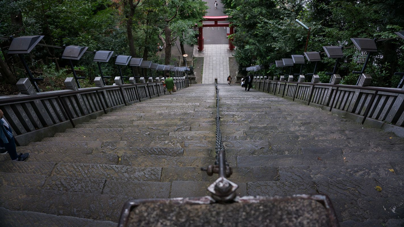 Stairs from Atago Shrine